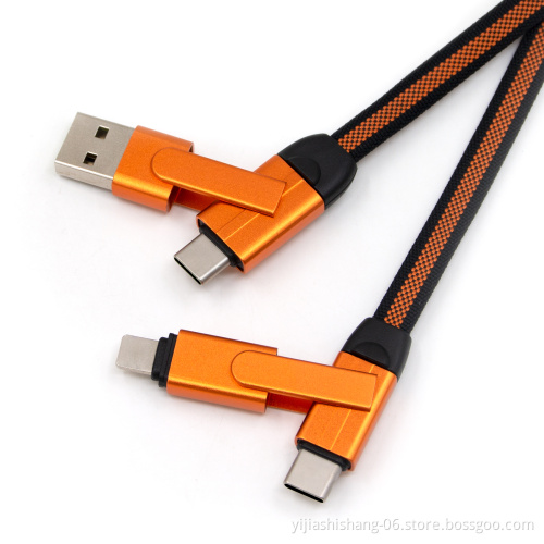 1M OTG Type C Light ning Usb Cable Fast Charging Charger Micro Usb Data Cables 10 in 1 Usb Charging Cable